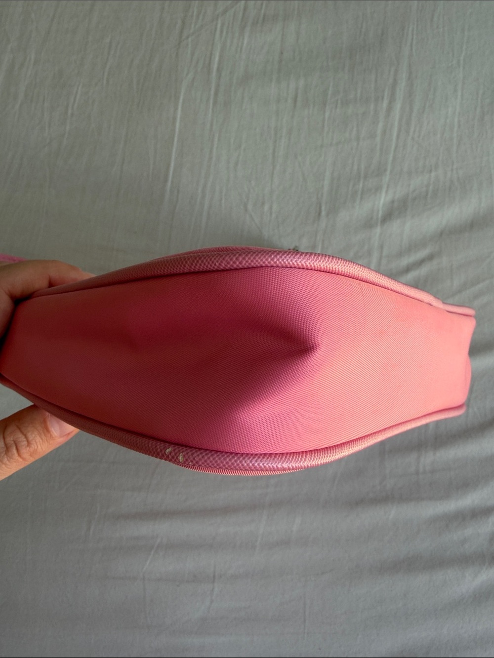 Steve Madden Hot Pink Mini Shoulder Bag with Logo Charm - Picture 2 of 6